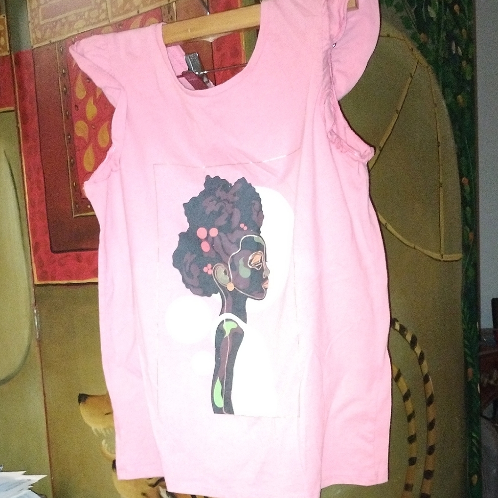 Cute Salmon Graphic Tank Top Girls 10/12
